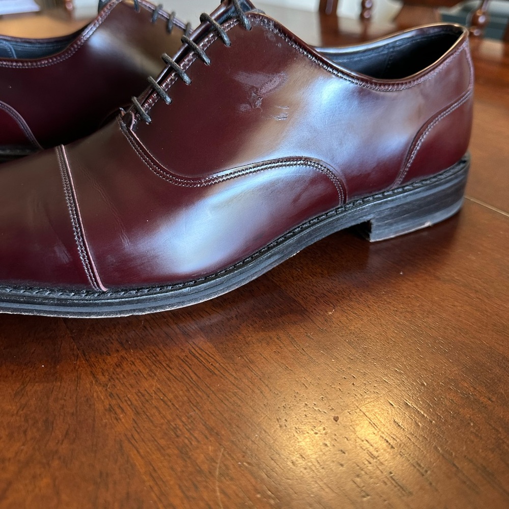 Allen Edmonds Bond Street Cap Toe Oxford 10.5D - Picture 7 of 9